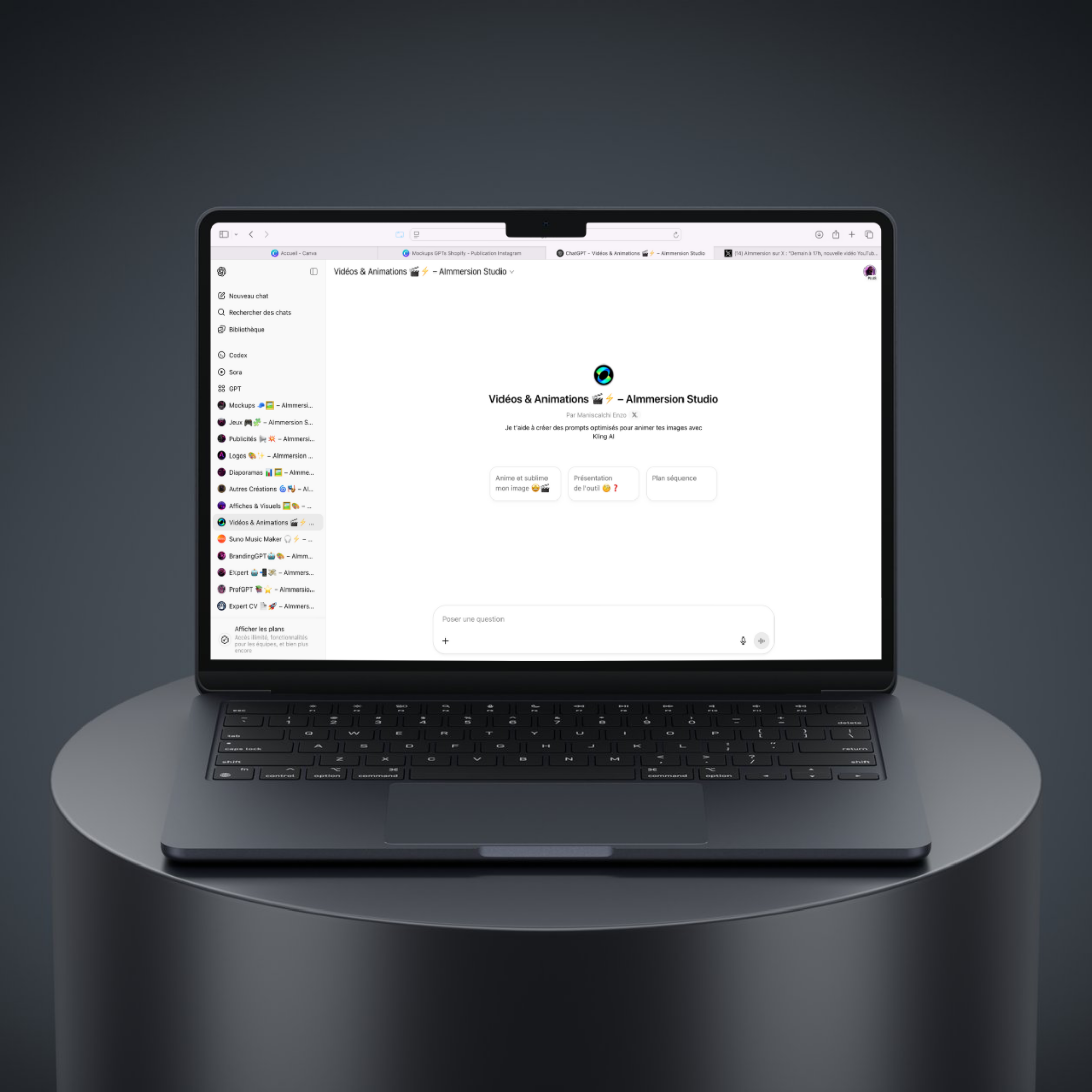 Assistant IA : Vidéo Kling AI GPT
