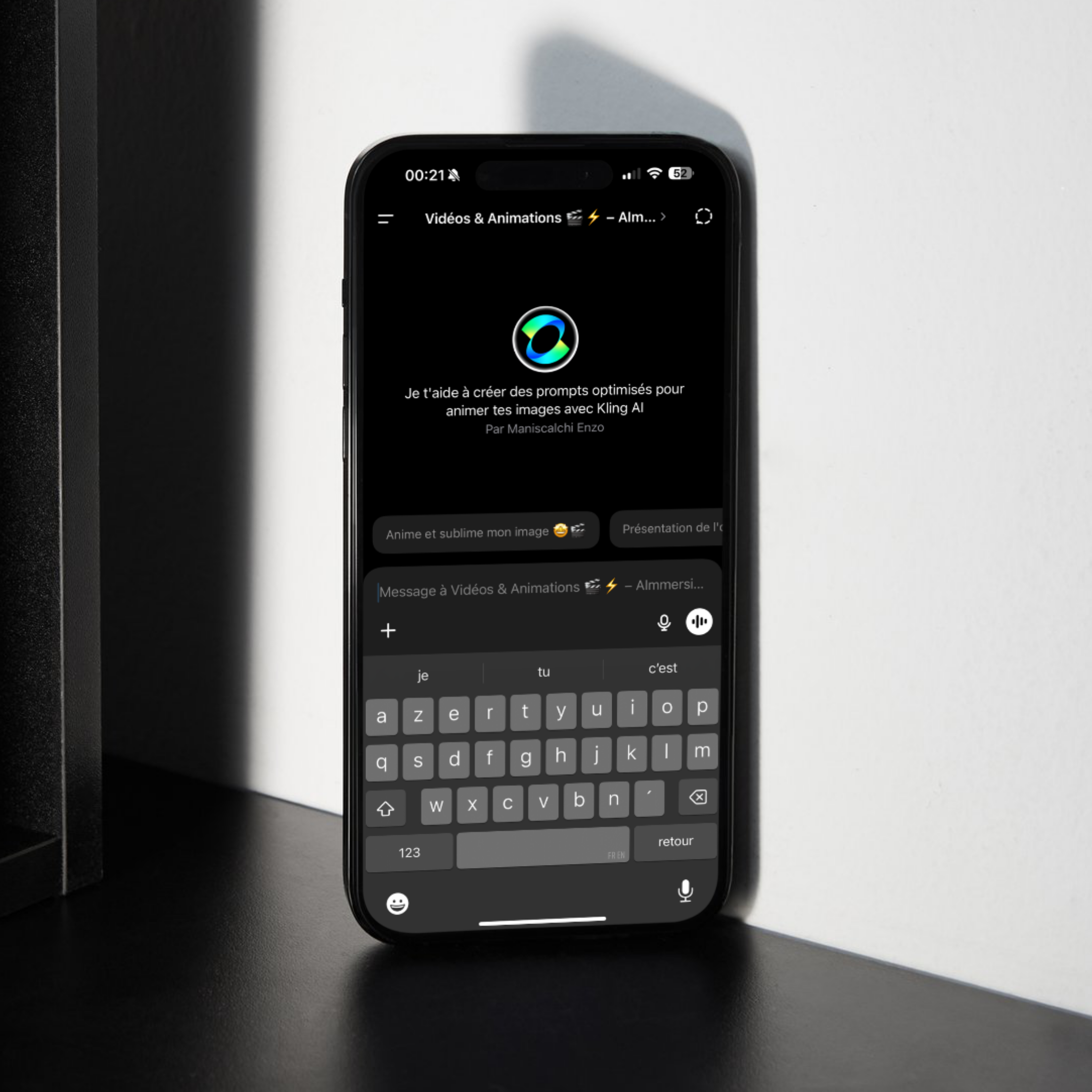 Assistant IA : Vidéo Kling AI GPT