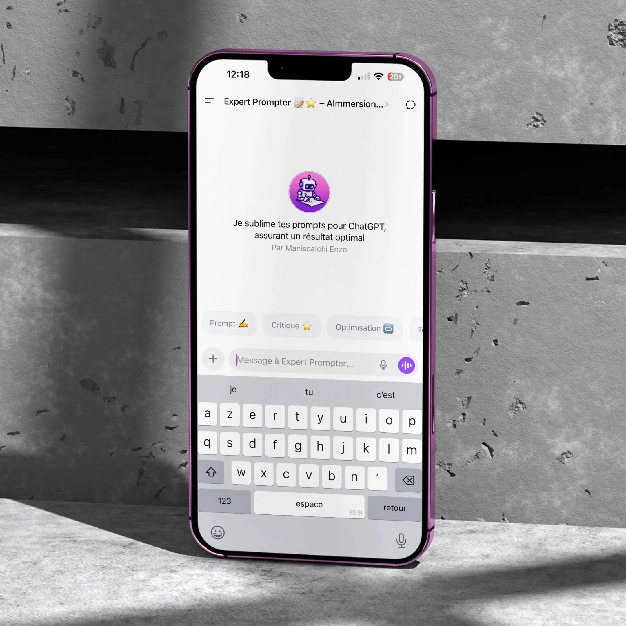 Assistant IA : Expert Prompter GPT AImmersion