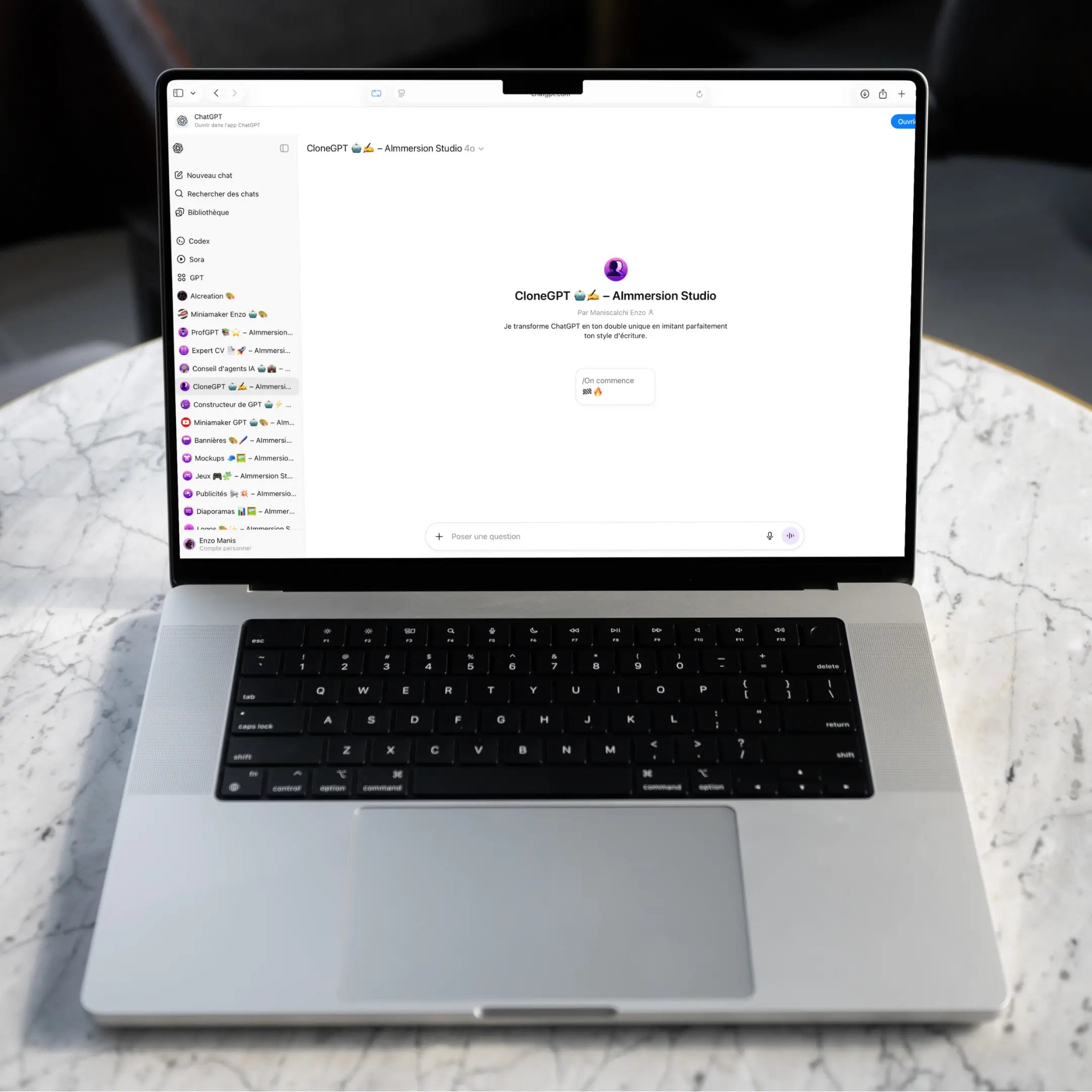 Assistant IA : Clone GPT AImmersion