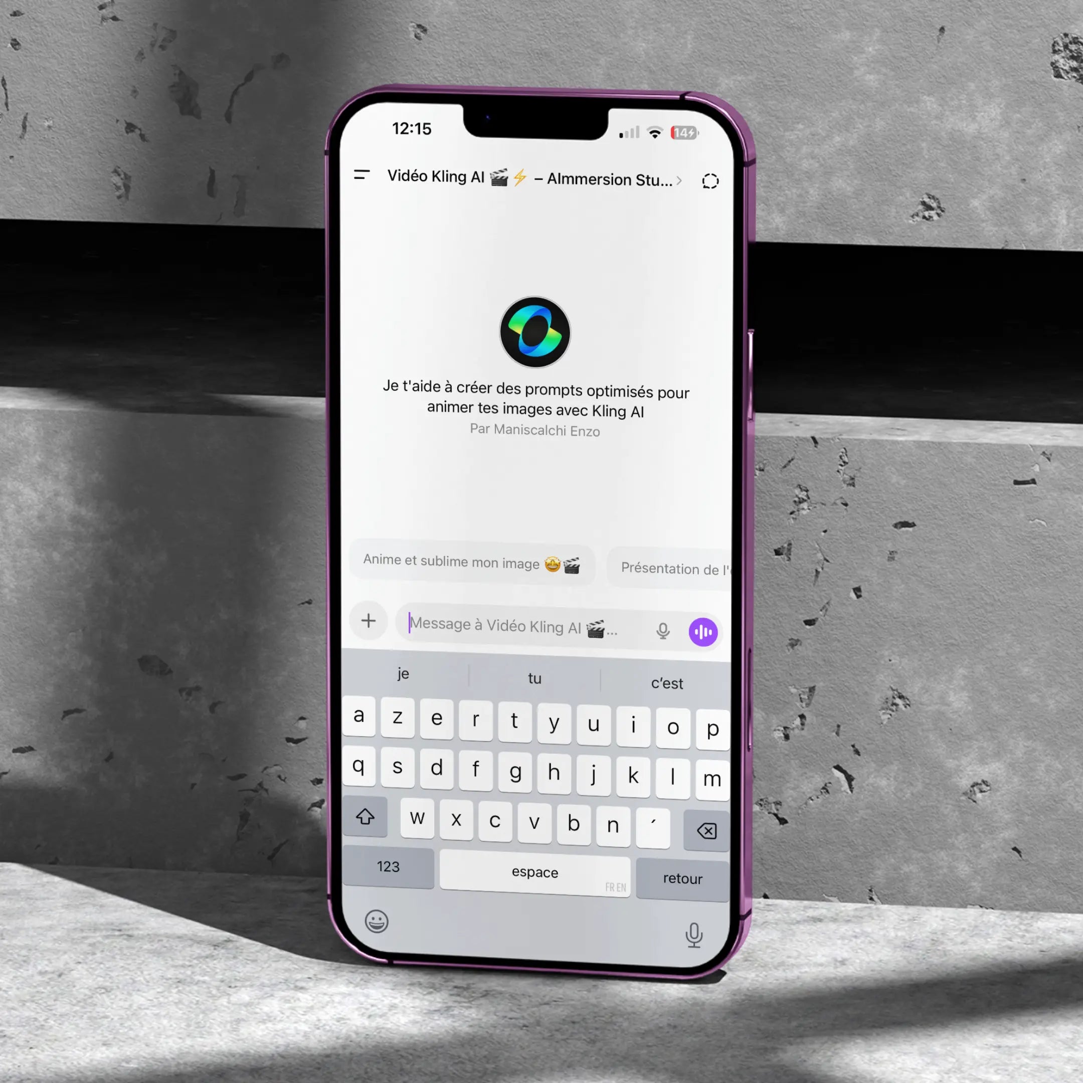 Assistant IA : Vidéo Kling AI GPT AImmersion