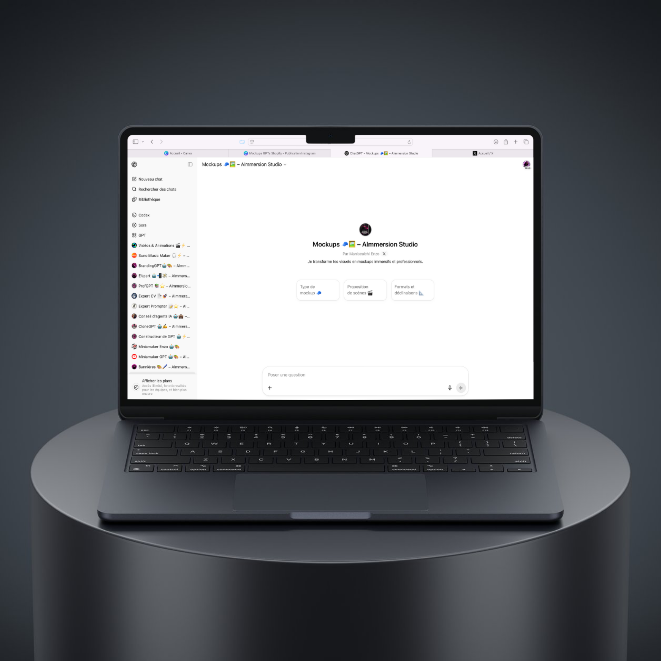 Assistant IA : Mockup GPT