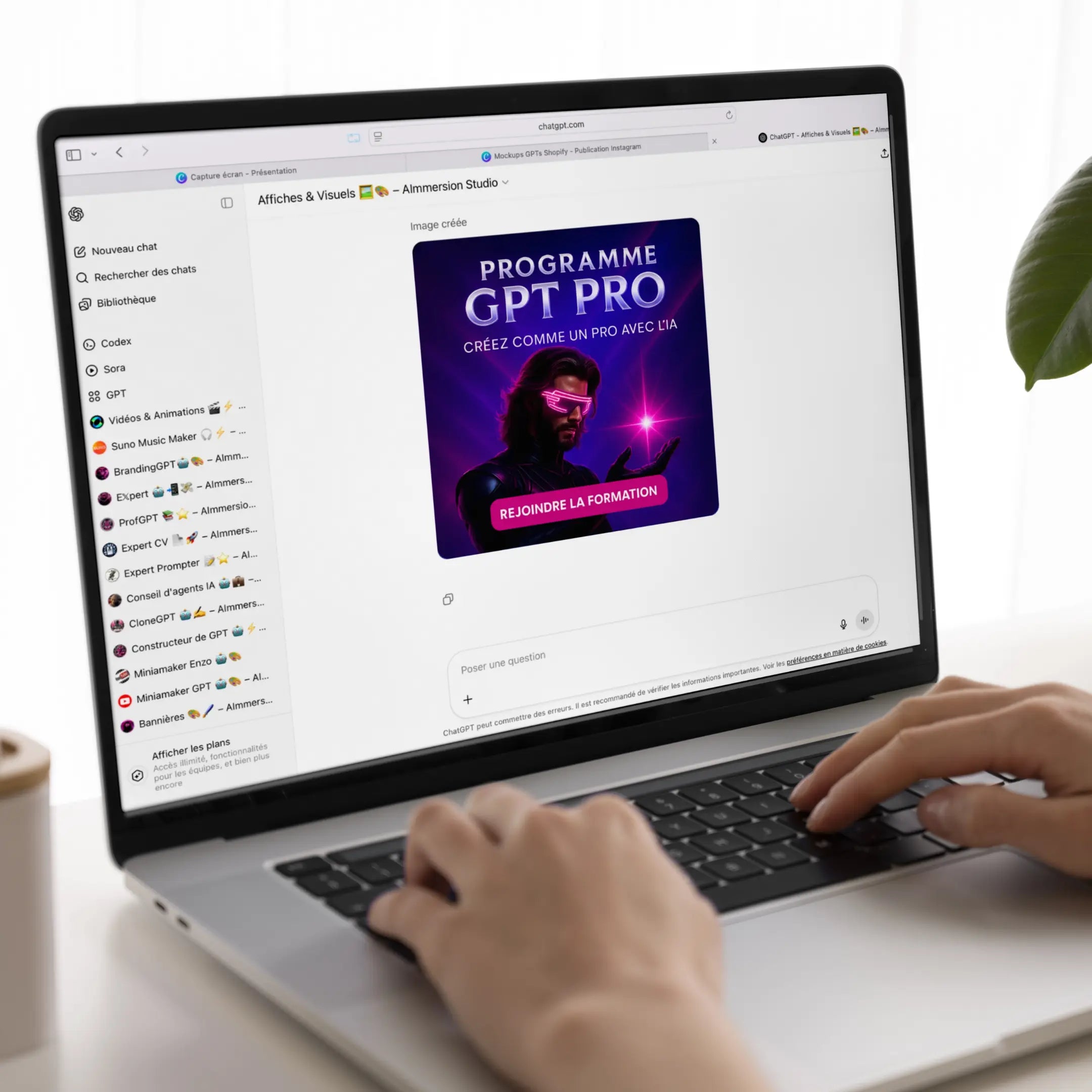 Assistant IA : Affiches & Visuels GPT AImmersion