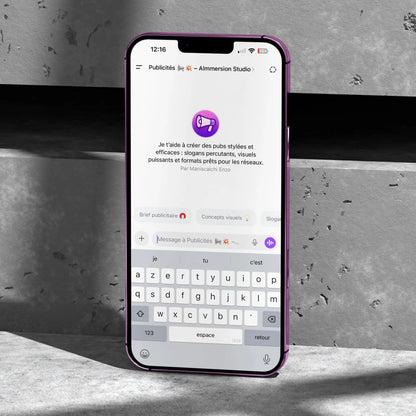 Assistant IA : Publicités GPT AImmersion