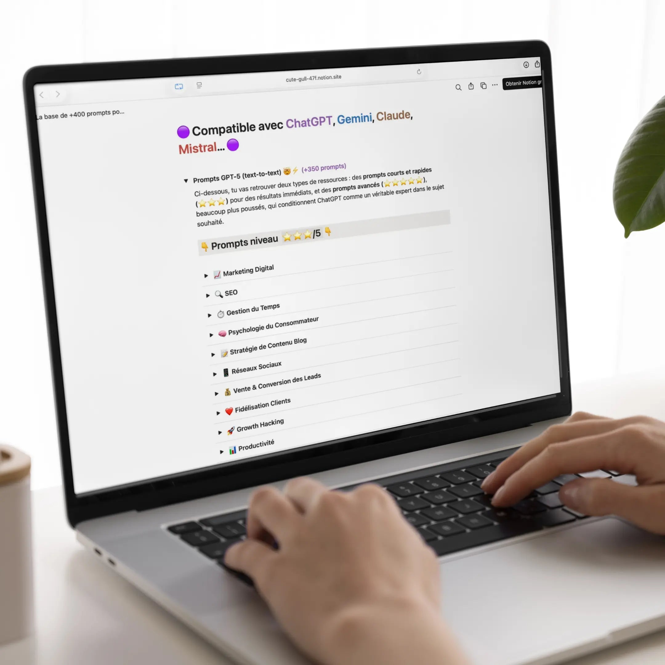 Prompts IA : Base de prompts entrepreneurs AImmersion